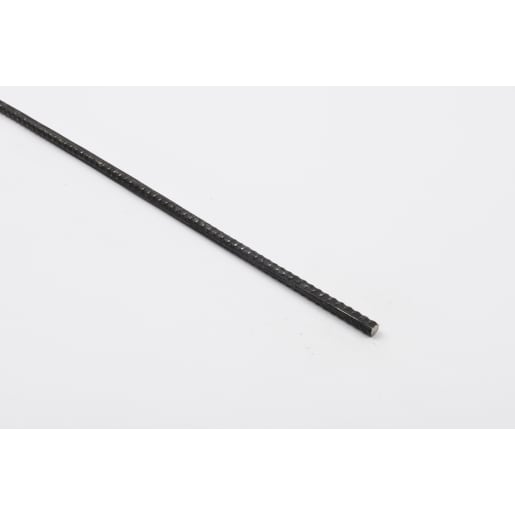 Rothley Grey Concrete-Ribbed Hot-Rolled Steel Profile 1m x 6mm