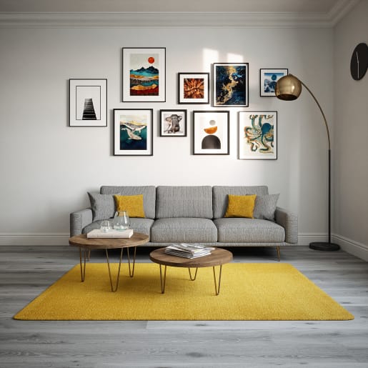 Rothley Hairpin Leg 2 Pin 350mm Antique Brass