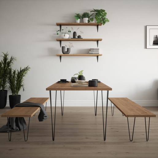 Rothley Hairpin Leg 3 Pin 710mm Matt Black