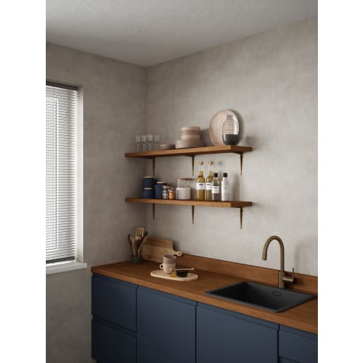 Rothley London Pattern Shelf Bracket 250 x 200mm Antique Brass