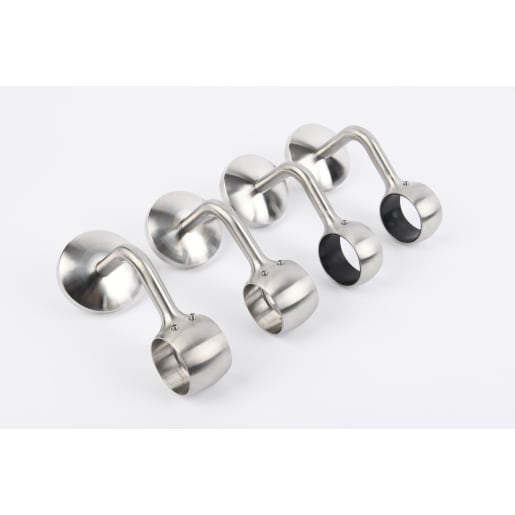 Rothley Brushed Stainless Steel Handrail Kit 3.6m 