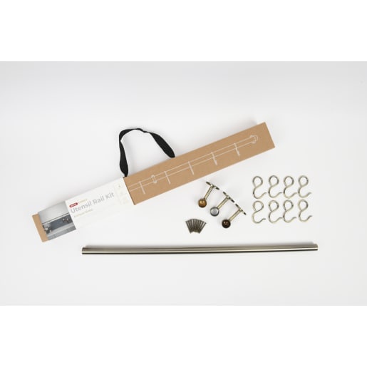 Utensil Rail 19mm x 600mm Antique Brass