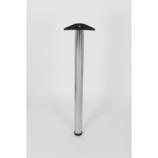 Rothley Baroque Worktop Support Table Leg 60 x 870mm Polished Stainless Steel