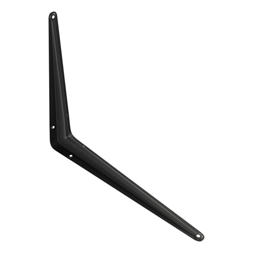 Rothley London Pattern Shelf Bracket 300 x 250mm Matt Black