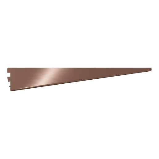 Rothley Baroque Twinslot Shelf Bracket 270mm Long Antique Copper