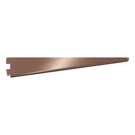 Rothley Baroque Twinslot Shelf Bracket 320mm Long Antique Copper