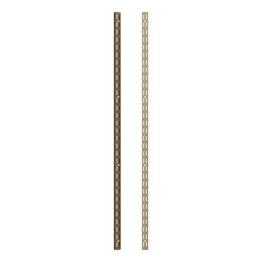 Rothley Baroque Twin Slot Wall Upright 1200mm Long Antique Brass