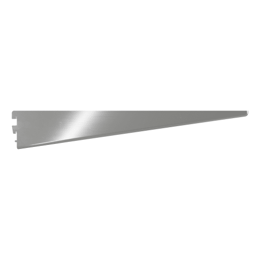 Rothley Baroque Twinslot Shelf Bracket 370mm Long Krome
