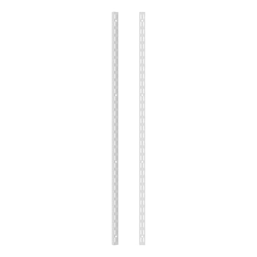 Rothley White Steel Twin Slot Upright Shelving 1219 x 25 x 2mm