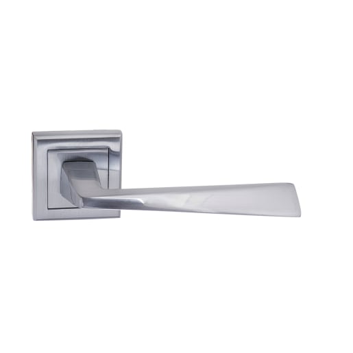 Status California Lever on Square Rose Satin Chrome