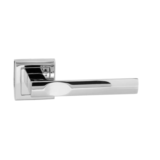 Status Kansas Lever on Square Rose Polished Chrome