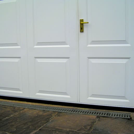 Stormguard Heavy Duty 50mm Rubber Garage Door Seal Mill Finish 2134mm