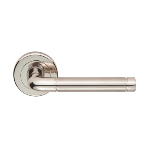 Serozzetta Quaranta Lever on Rose Polished Nickel/Satin Nickel