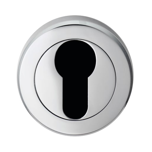 Serozzetta Euro Escutcheon 50mm Polished Chrome