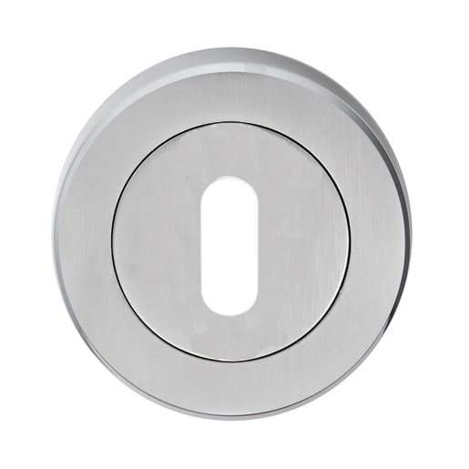 Serozzetta Escutcheon Standard Profile Satin Chrome