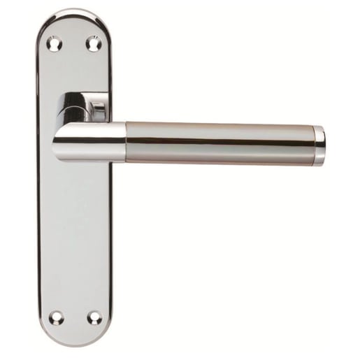 Serozzetta Scope Lever Latch Satin Nickel/Polished Chrome