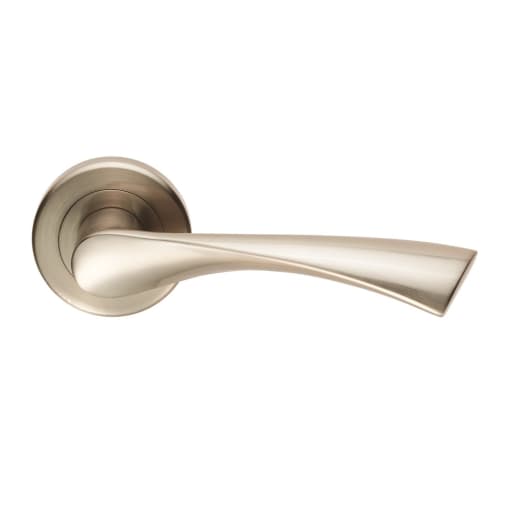 Serozzetta Venti Lever on Rose Satin Nickel