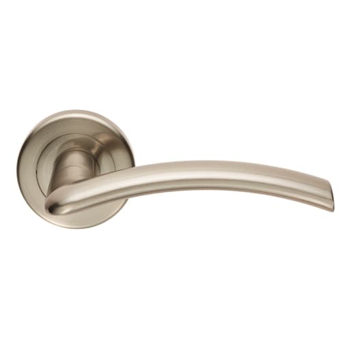 Serozzetta Trenta Lever on Rose Satin Nickel