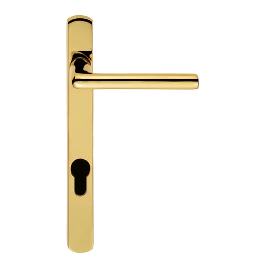 Serozzetta Lever Narrow Plate 92mm PVD Stainless Brass