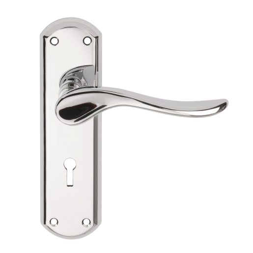 Sigma Lever Lock Furniture Polished Chrome