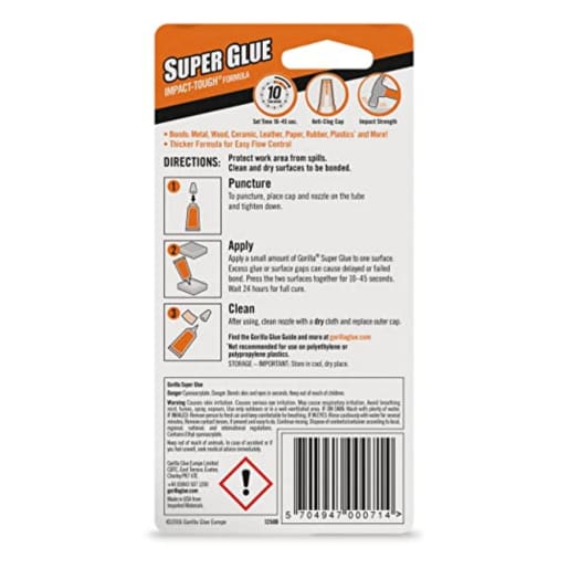 Gorilla Super Glue 3g Pack of 2