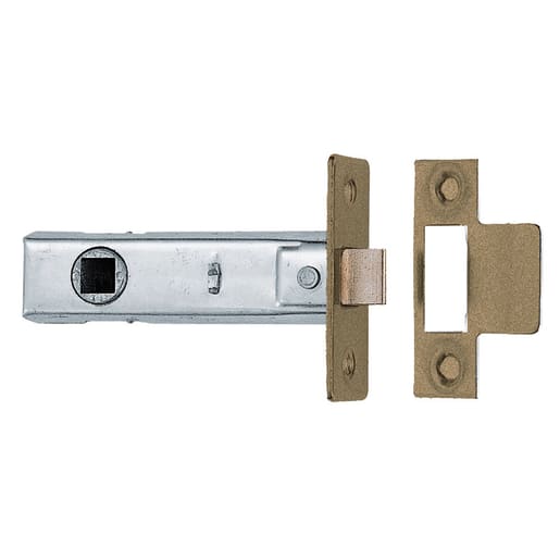 Eurospec Tubular Latch 76mm Florentine Bronze