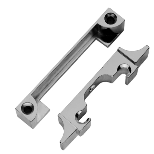 Carlisle Brass 13mm Rebate Set for Tubular Latch Nickel Plated