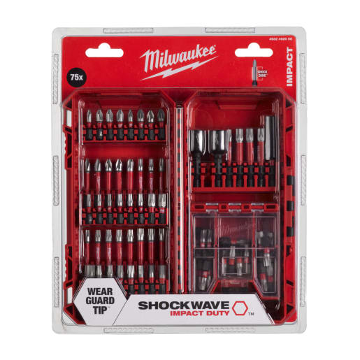 Milwaukee Shockwave Impact Duty Bit Set 75-Piece