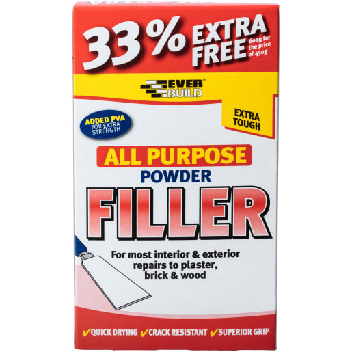 Everbuild All Purpose Powder Filler 600g White