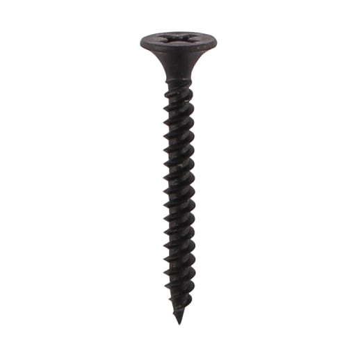 TIMco Recess Head Drywall Screws 3.5 Gauge 45mm Black Phosphate Box of 1000