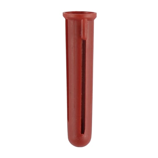 TIMCO Plastic Plug 30mm (L) Box of 100 Red
